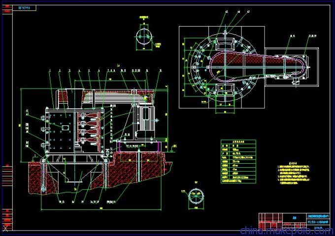 PC1118锤式破碎机图纸      
