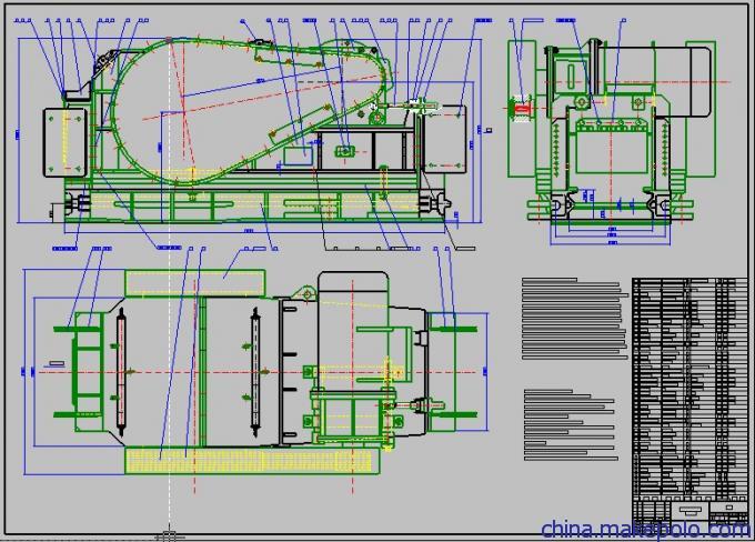 PC1118锤式破碎机图纸      