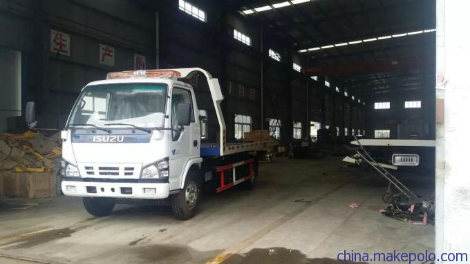 七台河市国四五十铃平板清障车