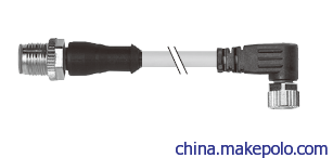 M12连接器 双端预铸带线