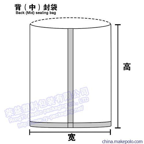 背（中）封袋02-袋型模型图